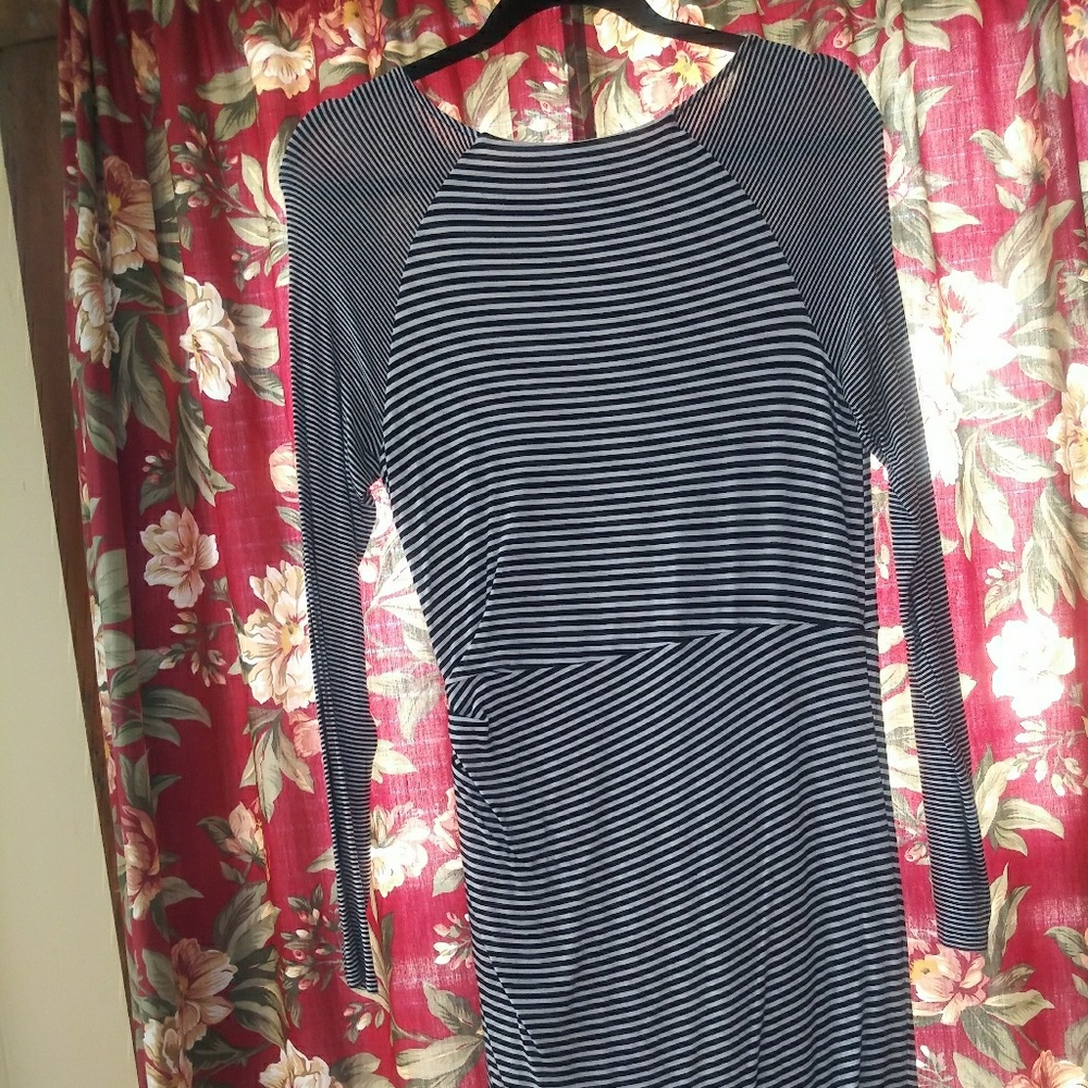 Long-sleeve Midi bandage dress